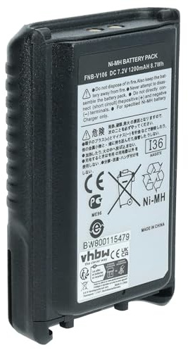 vhbw Akku Ersatz für Vertex/Yaesu AAG57X002