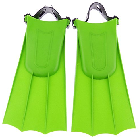 SM SunniMix Erwachsene Flossen Taucherflossen Schwimmflossen Schnorchelflossen Trainingsschwimmflossen, Grün, 40-44
