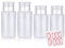 FITDON 4 Pièces Flacon pompe distributeur vide pour acétone, alcool, dissolvant de vernis à ongles et démaquillant