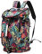Kalesi Sporttasche, Rucksack, 4-Fach wasserdicht, mit Schuhfach für Reisen, Sport, Wandern, Laptop - Rot - X-Large