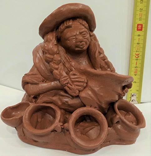 El Sendero, Sano y Natural Imagen Escayola Pacha Mama 25 cm Perú.