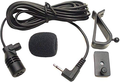 microphone 3.5mm External Mic Compatible for ATOTO A6,A6 Pro,Kenwood DMX125,DMX4707S,DMX706S,DMX7704S,DDX396, DMX7705S,JVC KW-V21BT KW-V51BT KW-V620BT KW-V820BT Car Vehicle Audio Stereo Radio GPS DVD