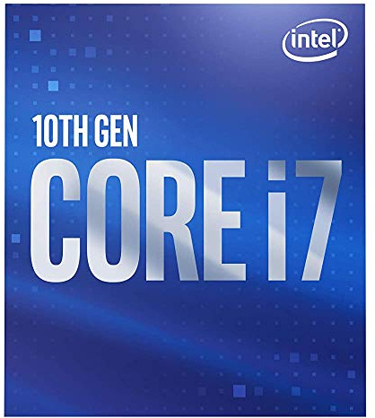 Intel Core i7-10700 - Processore desktop 8 core fino a 4,8 GHz LGA 1200 (chipset Intel 400 Series) 65 W, BX8070110700 (ricondizionato)