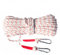 MOCUI Corde d’Escalade Auxiliaire en Extérieure Câble métallique Corde de Sécurité Haute Résistance Corde Nylon Tressé Corde de Secours Harnais de sécurité antichute(Ø10MM*Longueur40M)