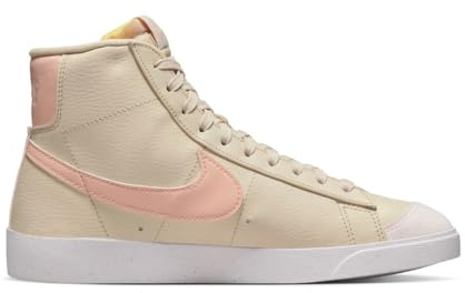 NIKE Blazer Mid '77 Next Nature FB0780-100 Damen Sneaker, Sanddrift/Arctic Orange, High-Top, Leder, Größe 36.5