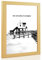 Cadre photo doré avec verre anti-reflets - Dimensions de l'image : 80 x 120 cm - Largeur de la baguette : 30 mm