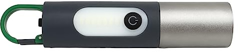 Shanrya Flashlight, USB Rechargeable Hook Design Super Bright Telescopic Zoom Flashlight 4 Light Modes Portable Aluminum Alloy for Daily Use