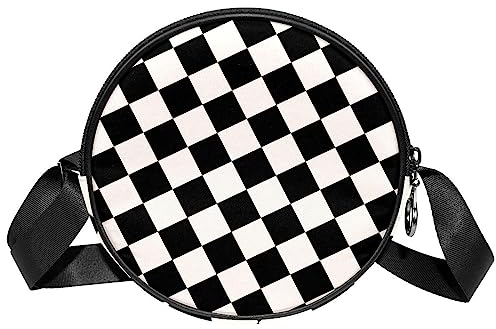 GIAPB Umhängetaschen für Damen,Umhängetaschen für Damen,Umhängetaschen für Herren,Schachbrettmuster