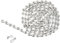 RtottiM Unisex X9 9 Speed Kette 116 Glieder X9e E-Bike 9-Fach Kette Fahrradkette e9 Silver