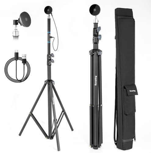 KOVERING TRIPOD WITH INTEGRATED 10000MAH BATTERY MAGNETIC SMARTPHONE HOLDER WIRELESS CHARGING INDUCTION WITH BAG 90 INCH