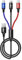 YSAMAX 3 In-1 Fast Charging, 3A USB Cable Charger, Type-C Micro USB, Multipurpose Cable, Quick Charging Cable, Durable and Long Service