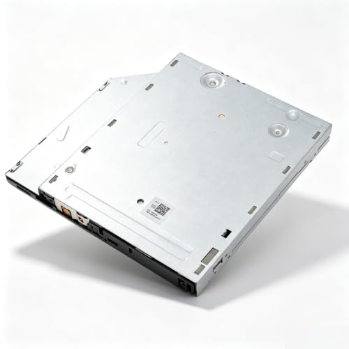 CD DVD Recorder Replacement, Serial SATA Slim CD DVD Writer Player Drive, Aluminum Alloy Internal SATA Tray Loading DVD RW Drive for Laptops (12.7mm)