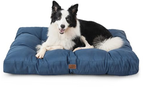 BEDSURE waschbares Hundebett Oxford für Große Hunde, 91x68cm Navyblau