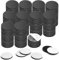 TESSTSY Placas Magnéticas Autoadhesivas, 150 Piezas de Imanes de 20 mm, Imanes Autoadhesivos Flexibles para Manualidades, Adhesivos Imanes Redondos, Imanes para Pizarra Magnética, Nevera, Planos