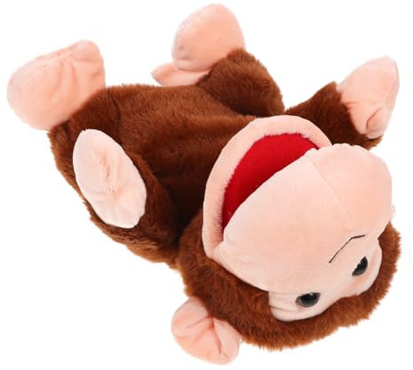 KOMBIUDA üsch Affen Handpuppe Für Interaktive Tierhandpuppe Aus Weichem Material Ideal Für Geschichtenerzählen Und Kreatives Lustige Tierfigur Für Und