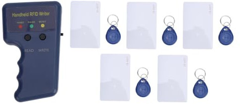 125 -kHz -Kartenkopierer, Kartenleser mit 10pcs NFC -Zubehör. Unterstützt 1gen -Verschlüsselung, 1gen und 2gen Halbe Verschlüsselung, Kompatibel mit T5577, EM4305, CET5200,