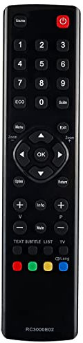 Control Remoto RC3000E02 for reemplazo del Controlador de TV Inteligente LCD TCL Thomson
