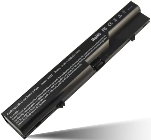 FlyZythrol 593572-001 HSTNN-DB1A HSTNN-CB1A PH06 PH09 Batterie portable compatible avec P ProBook 620 625 4320 4321s 4320s 4325s 4420s 4520s 4525s Compaq 320 321 326 420 420 5 621 10,8 V 5 200 mAh