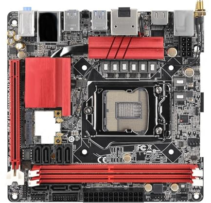 Scheda madre Fit For ASROCK Z170 Gaming-ITX/ac Mini-ITX LGA 1151 Intel 2×DDR4 32GB Supporto I5-7500 I5-6500 I3-6300 I7-7700 I5-6600