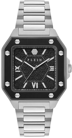 Philipp Plein Herren-Armbanduhr Analog Quarz Plein Edge Edelstahl