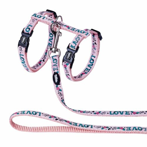 Nobby 53057-15 Katzengarnitur Love rosa