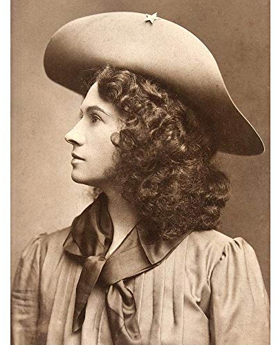 Wee Blue Coo Photograph Sharp Shooter Wild West Buffalo Bill Annie Oakley Art Print Poster Wall Decor Kunstdruck Poster Wand-Dekor-12X16 Zoll