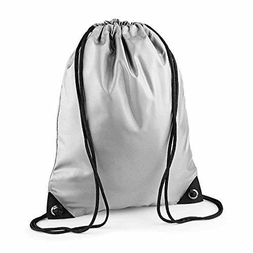 Bag Base – Rucksack Trägerhose – Gym – Schmutzige Wäsche – Schuhe – Bg10 – Grau Silber