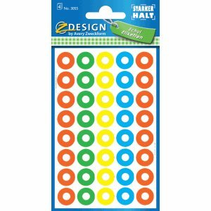 Z-Design 10 x Verstärkungsringe 200 Stück bunt