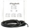 TheraBand Resistive Exercise Tubing, For Use Anywhere, Natural Latex, Linear Strength, 7.5m Special Strong, Black