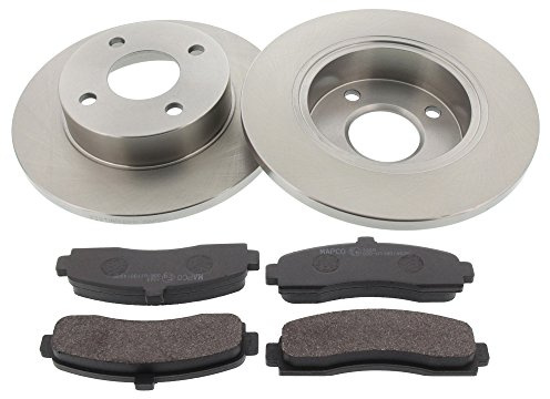 MAPCO Bremsensatz, Scheibenbremse 47500 Vorderachse, Voll | Kompatibel mit: NISSAN MICRA II