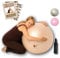 nbf Birthing Ball with Pump and Pregnancy Instruction Guide 55cm 65cm 75cm Anti-Burst 75cm Pale Gold
