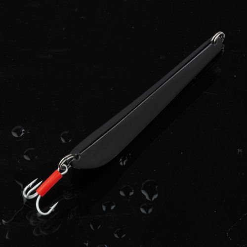 Edelstahl Pilker Black (Bergmann) 200 Gramm Hakengröße 3/0