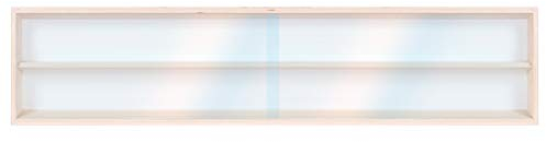 Alsino V-130.2 Vitrine Spur HO & N, Regal H0 130 cm 2 Fächer