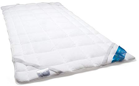 Schlafmond Medicus Clean Allergiker Matratzenschoner 90 x 200 Baumwolle - Matratzenauflage aus Baumwolle für Betten - Matratzenbezug 95 Grad waschbar - Made in Germany