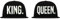 TRVPPY 5 Panel Snapback Cap Modell Queen, Weiß-Schwarz