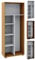 VCM Holz-Besenregal | 6 Fächer | Maße: 70 x H. 178 x T. 40 cm | Putzschregal | ohne Türen - Vandol Weiß