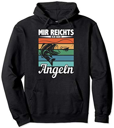 Mir Reichts Ich Geh Angeln Sprüche Fun Bekleidung für Angler Pullover Hoodie