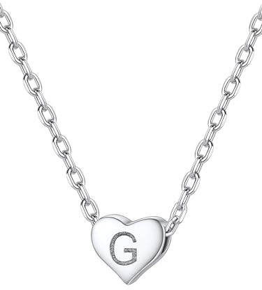 Name Necklace Heart Necklace Womens Jewellery Mum Necklace Sterling Silver Necklaces for Women Initial Necklace