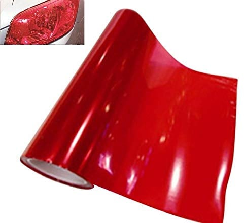 LEON-FOLIEN Scheinwerfer Folie ROT 20x30cm Tönungsfolie Nebelscheinwerfer Rückleuchten Vorderleuchten (21,97 EUR pro m²)