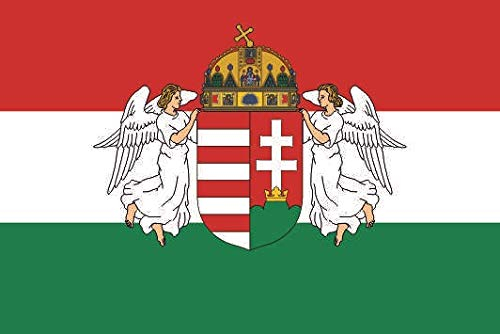 U24 Aufkleber Königreich Ungarn Flagge Fahne 8 x 5 cm Autoaufkleber Sticker