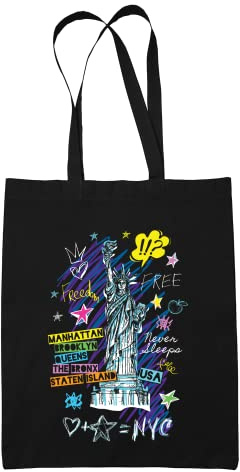 Planetee Tote Bag New York Statue de la Liberté Street Art