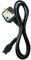 Durable Power Cable For PC, Laptop, Printer, Scanner, TV - UK 3 Pin Cord - Fujitsu, HP, Dell, Acer, Sony, Asus, Lenovo - 2M Cloverleaf Power Cord
