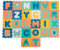 LUDI - Puzzle-Matte mit Buchstaben - Riesiger Schaumstoffpuzzle - 26 Platten - Ab 10 Monaten - Fördert Wohlbefinden, Tastsinn, Entdeckungen & Denken - Für Innen & Außen - 180 x 150 x 1,2 cm