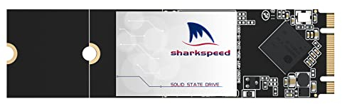 S SHARKSPEED SSD 4TB M.2 2280 Unità a stato solido interna SATA III 80mm Velocità di lettura fino a 550MB/s,3D NAND,per Notebook PC desktop(4TB M.2 2280)
