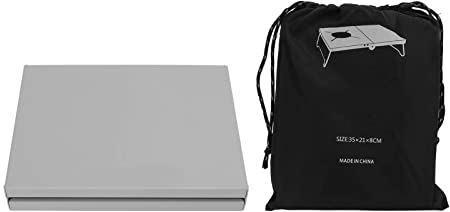 Table Pliante pour Réchaud De Camping, ShineTrip Table Pliante pour Réchaud De Camping Forte Capacité Portante Bouclier Thermique Support pour Réchaud à Gaz