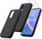MIBZOR 4 in 1 Funda Compatible con TCL 40 SE (6.75) con 3 Piezas Vidrio Templado Protector de Pantalla Película Protectora, Negro Carcasa Silicona TPU Suave Caso Case