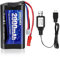 URGENEX 2S RC Akku 2000mAh 7.4 V Li-ion Battery with JST Plug 2S Rechargeable RC Battery with USB Charger Fit for RC Helicopter Car Truck and RC Boats (1PCS)