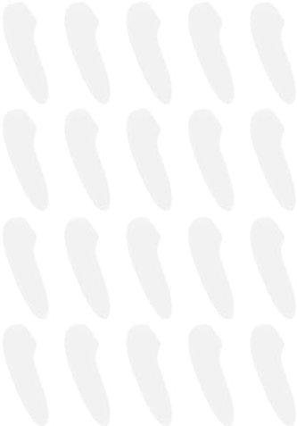 sourcing map Cubierta Protectora de Punta de Cuchillo 100uds, Fundas Protectoras Cuchillos de Plástico, Mangas de Punta Hoja de Cuchillo para Cocina, Blanco