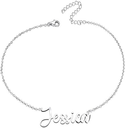 various Armband für Damen mit Namen, Edelstahl, personalisierbar, Silber, für Damen, personalisierte Geschenke für Frauen, Mütter, Mädchen, Paare, beste Freundin, Ajustable: 160-242mm, Legierter Stahl