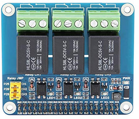 SFNGXXAG Relay Module 3-Channel Avoid Interference Relay Expansion Board with Relay Indicator